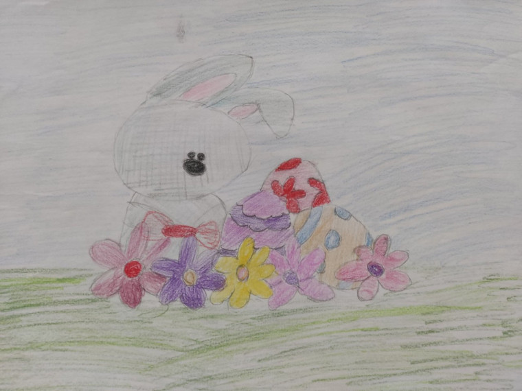 В день светлого праздника Пасхи делимся с вами виртуальной выставкой детских рисунков..
